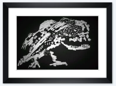 Digital Art gedruckt, Günter Huber, Zone7Art, 30x40, Kösslarn